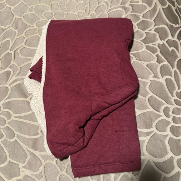 Eddie Bauer Fleece Cranberry Sweater - Picture 3 of 5